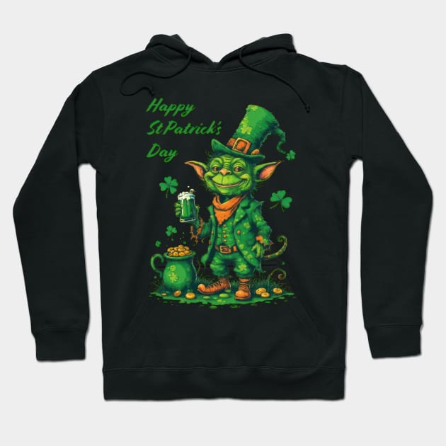 Happy St Patrick's Day Hoodie by TooplesArt